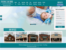 Tablet Screenshot of mycarolinadentist.com